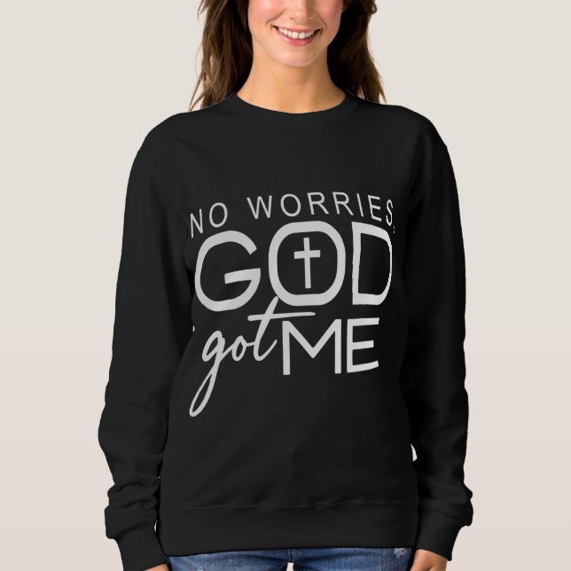 Ingen oro, gud Har mig afrikansk kristen T Shirt (Framsida)