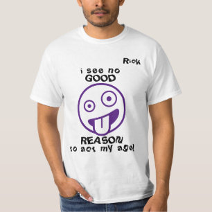 "..Ingen orsak till bra..." Emoji Anpassade Manar T Shirt
