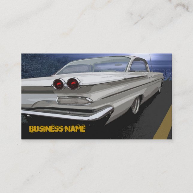 Ingen övergående zon visitkort (Framsida)