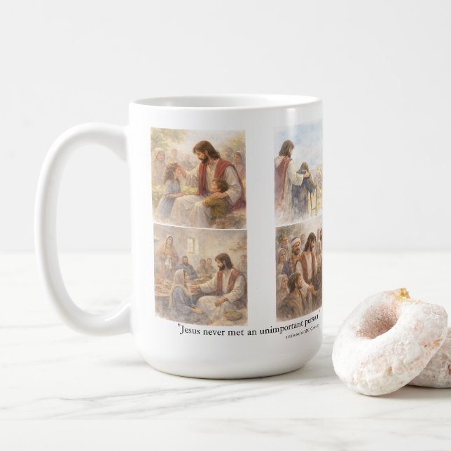 Ingen oviktig person kaffemugg (Med munk)
