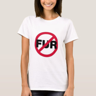 Ingen pälsskjorta tee shirt
