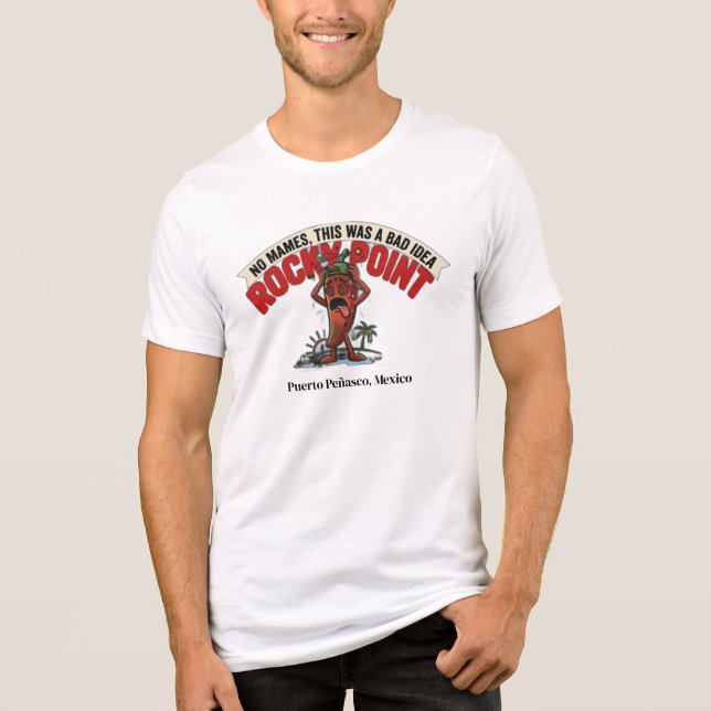 Ingen Panik Det Här Var En Dålig Idé T-shirt – Rol (Framsida)