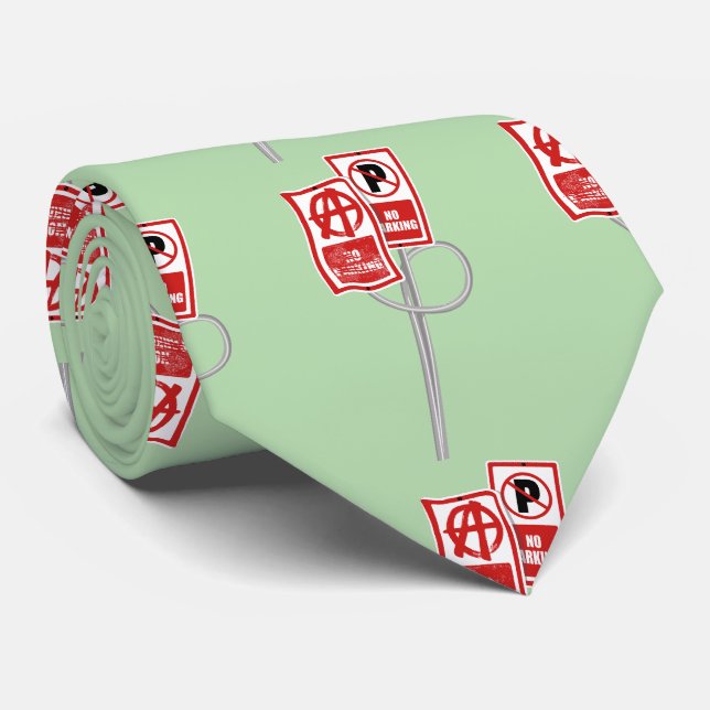 Ingen parkering anarchy skylt slips (Rullad)
