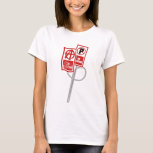 Ingen parkering anarki skylt t shirt