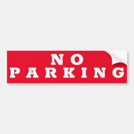 INGEN PARKERINGSskylt/dekal Bildekal