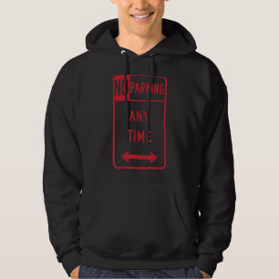 Ingen parsning när som helst hoodie