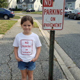 Ingen parsning på varningsskylt för tromriktningst t shirt
