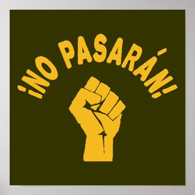 Ingen Pasaran - De får inte passera Poster (Framsidan)