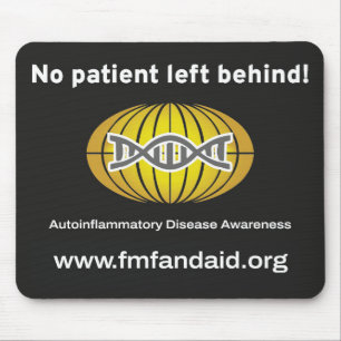 Ingen patient Lämnat bakom Logotyp Mousepad Musmatta