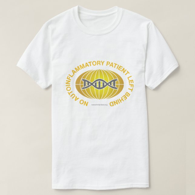 Ingen patient Lämnat bakom T Shirt (Design framsida)