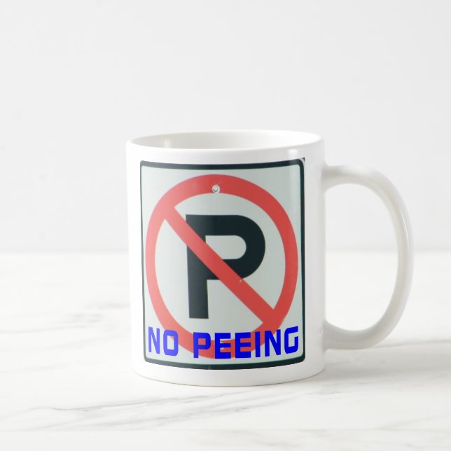 Ingen Peeing Kaffemugg (Höger)