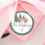 Ingen peekande Vintage Rosa jul Van Runt Klistermärke<br><div class="desc">Inget tal före julklapp. Fira den magiska och festliga julhelgen med vår anpassningsbar-helgdag, utan att sikta på juldekalen. Vår helgdag för vintage har en söt rosa-retro-van på en Julgran-gård som plockar ut en Julgran. Ord fa la la la är handskriven. Anpassa med ett familjemonogram. Alla illustrationer är handritade originalbilder av...</div>