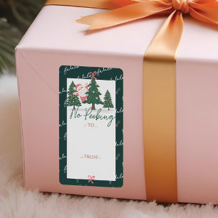 Ingen Peeking Jultomten Gömmer, Julgran Labe Fraktsedel