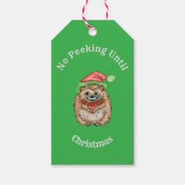 Ingen pektyr förrän julafton Fårgåva T Presentetikett