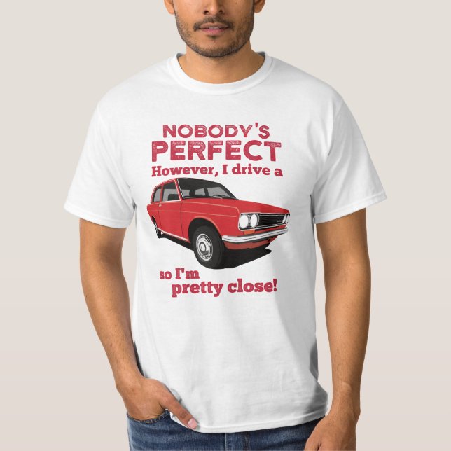 Ingen perfekt - Datsun T Shirt (Framsida)