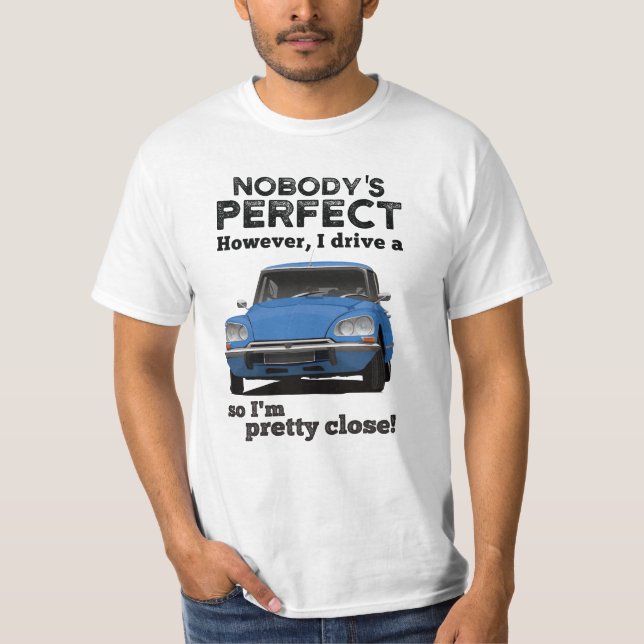 Ingen perfekt med DS T Shirt (Framsida)