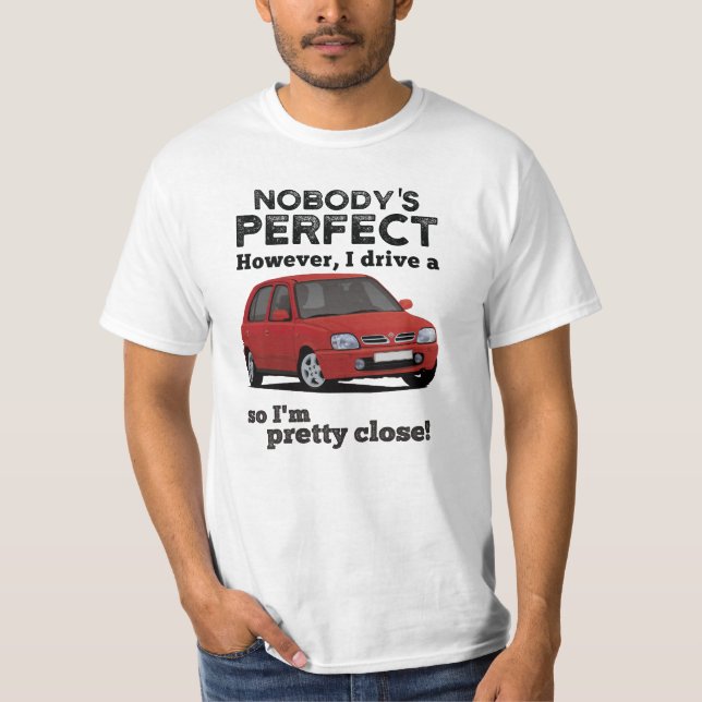 Ingen perfekt med Micra/mars K11C T Shirt (Framsida)