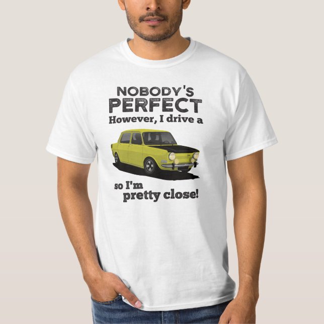 Ingen perfekt - Simca 1000 / Rally T-Shirt (Framsida)