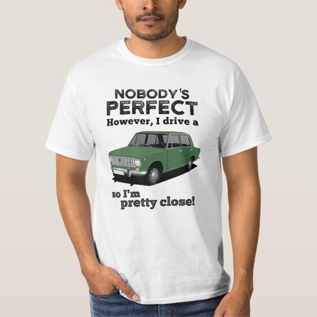 Ingen perfekt - VAZ-2101 Lada 1200, 16 färg T Shirt (Framsida)
