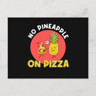 Ingen pizza med ananas vykort