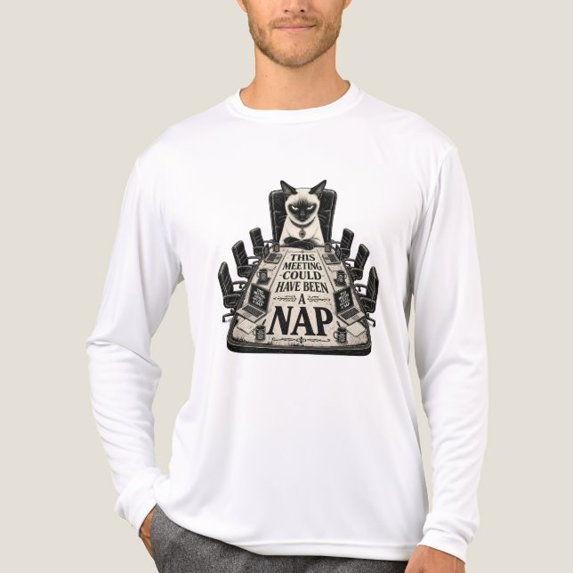 Ingen Plan Katt T Shirt (Framsida)