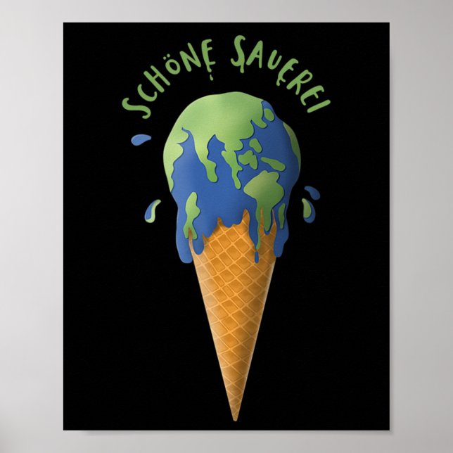 Ingen Planet B Environmental Protection Earth Mana Poster (Framsidan)
