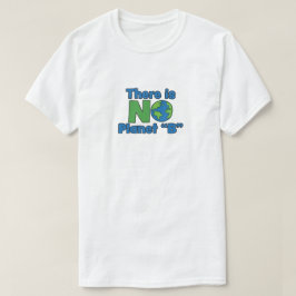 Ingen Planet B Grundläggande Herr T-Shirt
