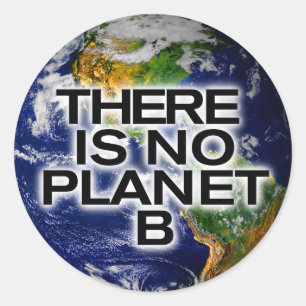 Ingen planet B miljömässigt Medvetnare etiketter
