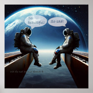 Ingen planet B Poster