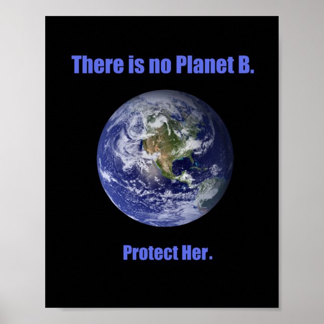 Ingen planet B Poster (Framsidan)