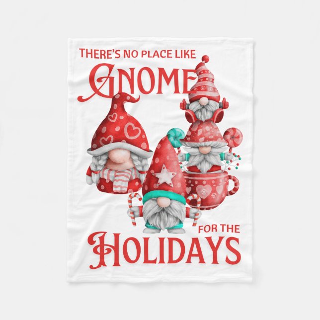 Ingen plats som Gnome Fleecefilt (Framsidan)