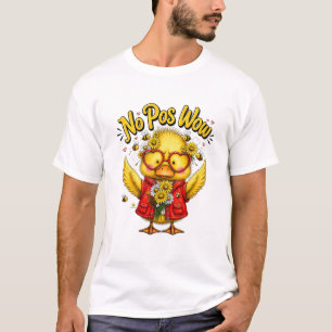 Ingen Pos Wow Söt Ankklänning   Rolig Kawaii Djur T Shirt
