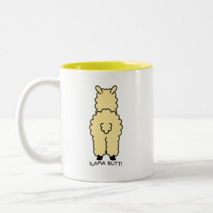 Ingen Prob-llama, bara kaffe! 🦙 ☕ 😂 Två-Tonad Mugg