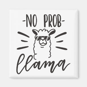 Ingen Prob Llama-design Magnet