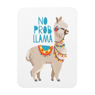 Ingen Prob Llama Magnet