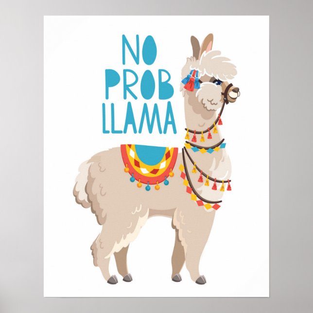Ingen Prob Llama Poster (Framsidan)