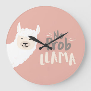 Ingen Prob Llama Stor Klocka