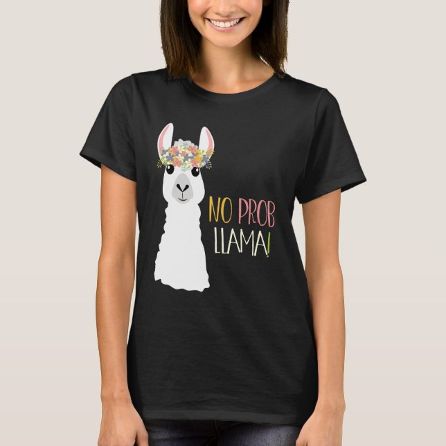 Ingen Prob Llama T Shirt (Framsida)