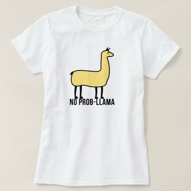 Ingen Prob Llama T-shirt (Design framsida)