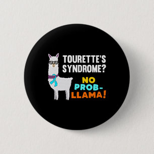 Ingen Prob-llama Tourette Syndrome Warrior Survivo Knapp