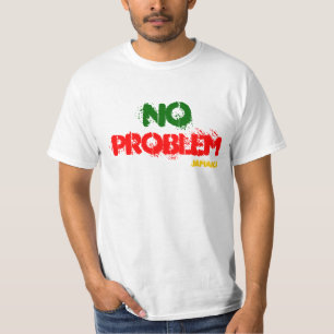 Ingen problemJamaica vit värderar utslagsplatsen T Shirt
