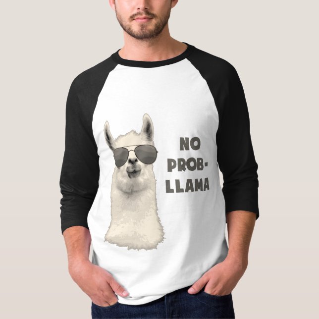 Ingen problemLlama Tee (Framsida)