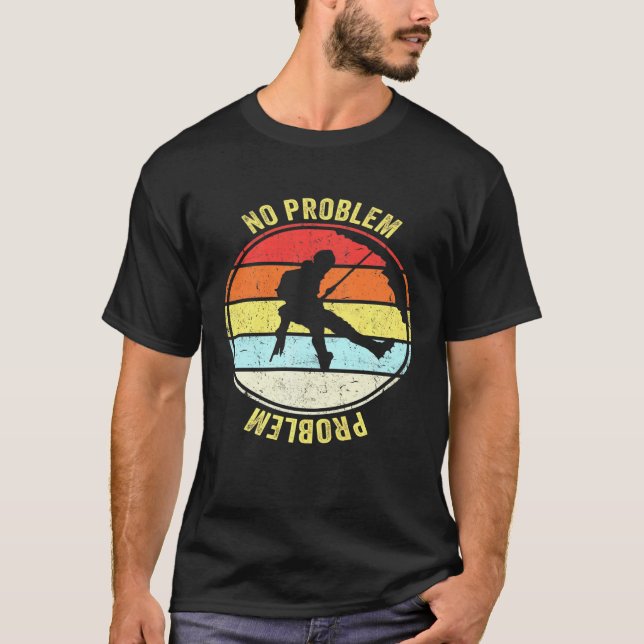 Ingen problemproblematisk klättringsjoke i Sten T Shirt (Framsida)