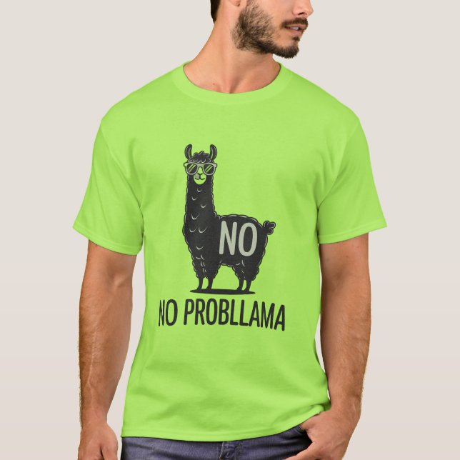 Ingen Probllama T Shirt (Framsida)