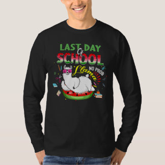 Ingen profet Llama förra dagen, skollärarsommar Va T Shirt