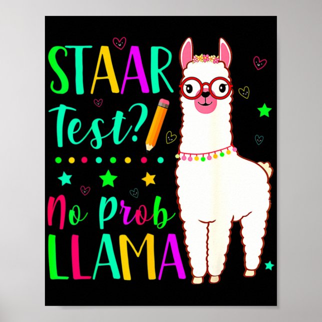 Ingen provdag för Prob Llama Llama Llama Llama-lac Poster (Framsidan)