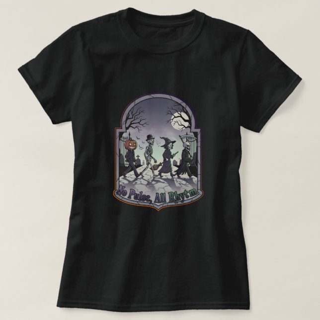 Ingen puls, bara rytm t shirt (Design framsida)