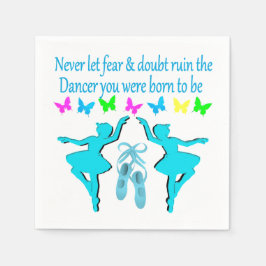 INGEN RÄDSLA BARA FAITH BALLERINA PAPPERSSERVETT