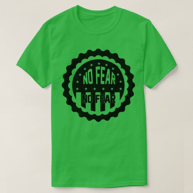 Ingen rädsla för reträtt t shirt (Design framsida)