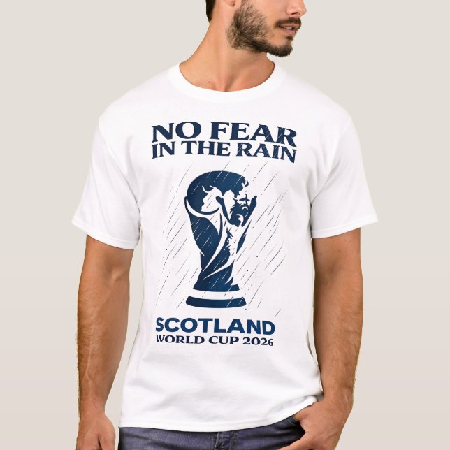 Ingen rädsla i regnet t shirt (Framsida)